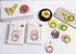 Crystal Flower Fruit Shape Ring Stent, 360° Rotation Finger Ring Grip Cell Phone Holder Stand (Strawberry)