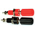CESS Amplifier Terminal Connector Binding Post, Banana Plug Jack Socket Panel/Chassis Mount Connectors (4 Pack)
