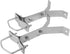Skywalker 6” Heavy-Duty Wall Mount Pair for TV Antenna Mast with (2) Brackets and Lag Bolts