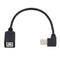 cablecc Type B Male to Female USB 2.0 Extension Cable 90 Degree