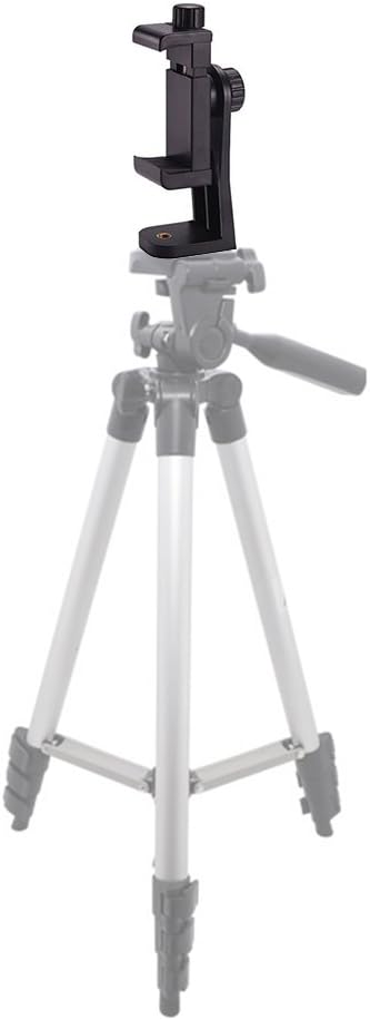 FrenzyDeals Frenzy Smartphone Tripod Cell Phone Holder Mount Adapter, Fits iPhone, Samsung, and All Phones, Rotates