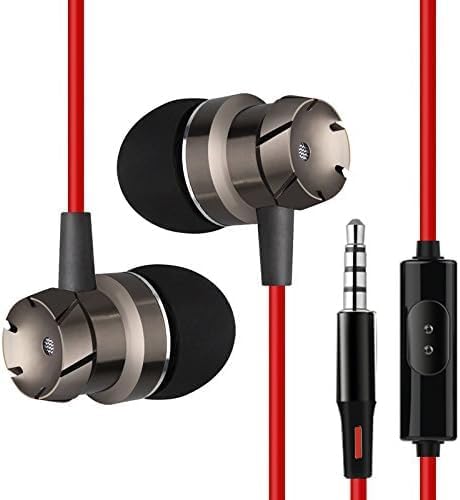 Wired Earbuds Headphones with Microphone Remote - In-Ear Earphones, 3.5mm Audio Jack.