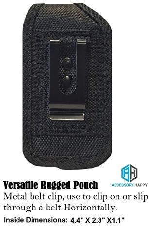 Rugged Military Grade Cell Phone Case for Kyocera Cadence S2720, DuraXTP, DuraXV LTE & More - Fits Large Flip Phones &