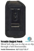 Rugged Military Grade Cell Phone Case for Kyocera Cadence S2720, DuraXTP, DuraXV LTE & More - Fits Large Flip Phones &