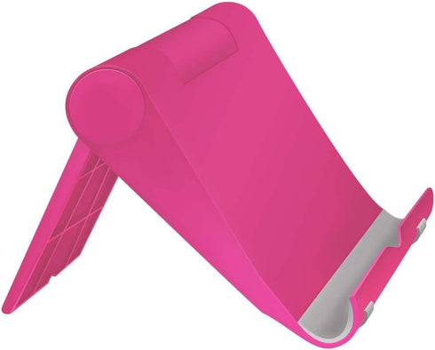 Adjustable Cell Phone Stand for Desk, Portable Phone Holder for Most iPhone, Samsung and Other Smartphones - Pink