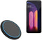 BoxWave Charger for LG V60 ThinQ 5G (Single Screen) - SwiftCharge PowerDisc Wireless Charger (15W), Qi Wireless 15W