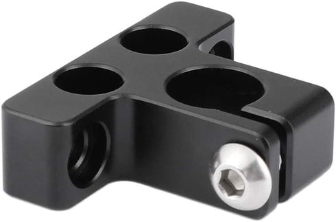 CAMVATE 15mm Single Rod Clamp with 1/4"-20 Unthreaded Mounting Points - 2318