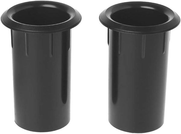 XISAOK 4 Inches (Set 2) Black,35x67mm Subwoofer Woofer Speakers Ports Connectors Tube Inverter Speaker Vent