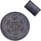 Shungite Plates for Electronics - Set of 2 Large Stickers with Sacred Geometry for Cell Phones, Tablets, Laptops