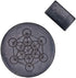 Shungite Plates for Electronics - Set of 2 Large Stickers with Sacred Geometry for Cell Phones, Tablets, Laptops