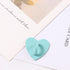 DPWOUM 2Pcs Cell Phone Heart Phone Charm Hook Metal Finger Ring Holder Adhesive Candy Color Heart Cellphone Charm Hook