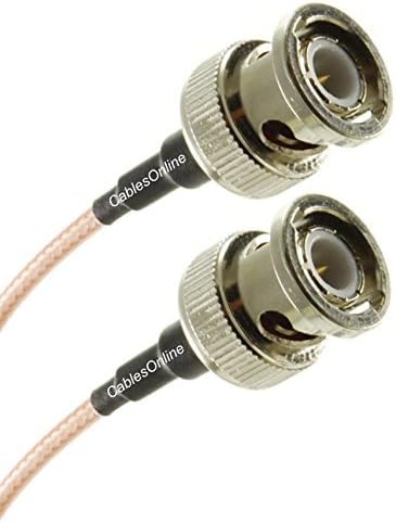 CablesOnline 1ft. BNC Male to BNC Male RG316 Coax Low Loss Cable