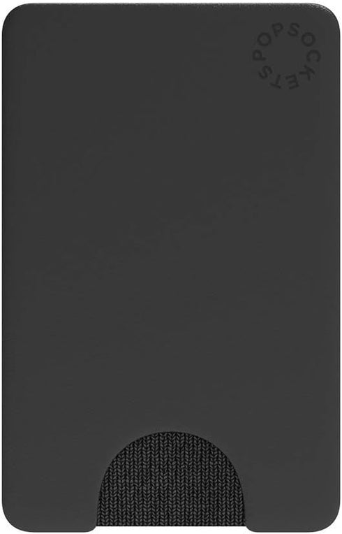 PopSockets Phone Wallet - Black, Phone Card Holder, No Grip Wallet
