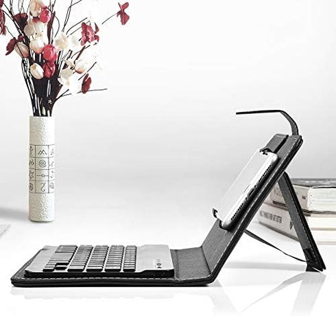 Wireless Bluetooth Keyboard for Phone, Mini Portable Bluetooth Keyboard with A Protective Case, Foldable Keyboard for