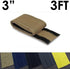 Electriduct 3" SafCord Carpet Cord Cover Strip to Secure and Hide Floor Cables and Wires - 3 Feet, Taupe