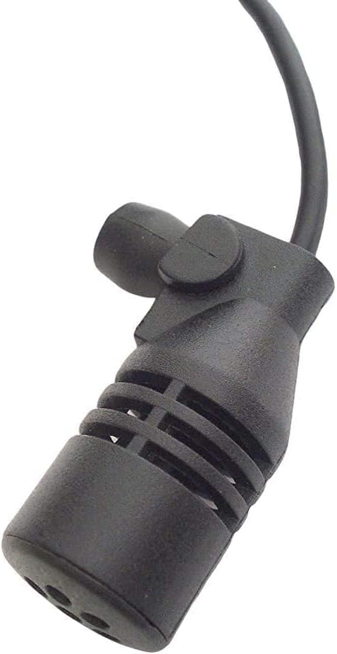 FingerLakes Universal Car Microphone Mic, Fits 3.5mm and 2.5mm Bluetooth Enabled Car Stereo Radio GPS Units, Black