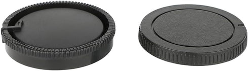 2 Pack Rear Lens Cap & Camera Body Cap Cover Kit for Sony A77II, A77, A99II, A99, A58, A57, A65, A55, A37, A35, A33