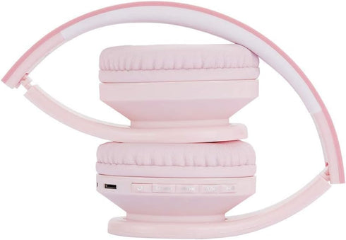 PowerLocus Bluetooth Headphones for Kids, Wireless Foldable Over Ear Headset with Microphone, 85DB Volume Limit for