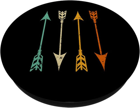 Vintage Archery Arrows for Bow Hunting Retro PopSockets Swappable PopGrip