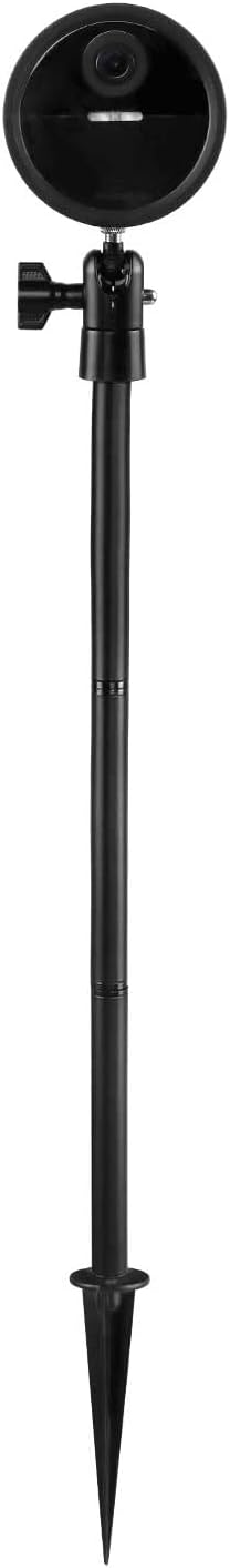 HOLACA Spike Pole Mount Ground Stake for SimpliSafe Outdoor Camera, Weatherproof Silicone Skin, Soft Ground Bracket Only