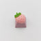 Personalized Cute Cartoon Transparent Keycap, Handmade OEM Profile Keycap for Mechanical Keyboard MX Switch (Strawberry)