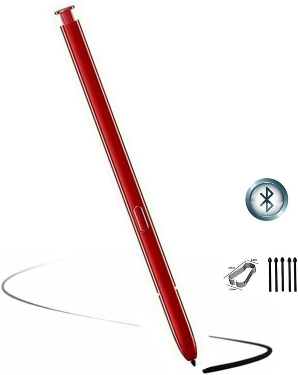 Galaxy Note 10 Stylus Pen - Bluetooth Replacement for Samsung Galaxy Note 10/10+ Plus 5G with 5 Tips (Red)