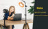 AceTaken Camera Stand, Overhead Camera Mount with Desk Clamp Compatible with Canon DSLR Video Recording