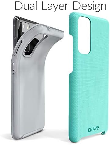 Crave Dual Guard Shockproof Protection Case for Samsung Galaxy S20 FE 5G, Dual Layer, TPU/PC (Mint)