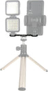 NICEYRIG Dual Cold Shoe Mount Flash LED Light Microphone Vlog Extension Bracket with Shoe Mount, 1/4 Thread for DSLR