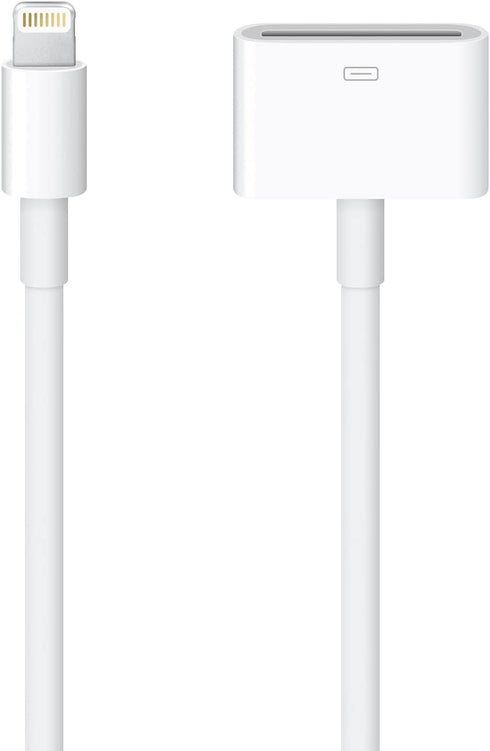 Lightning to 30-Pin Adapter, iPhone Charging Data Sync Connector Cable, 8-Pin Male to 30-Pin Female, Compatible with