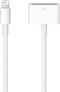 Lightning to 30-Pin Adapter, iPhone Charging Data Sync Connector Cable, 8-Pin Male to 30-Pin Female, Compatible with