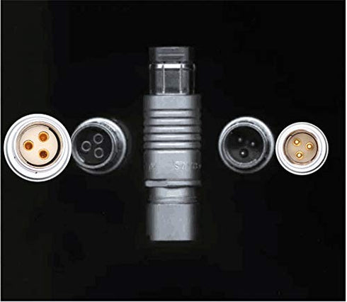 DRRI Compatible Fischer S104 3pin Male Connector S104A040-80 for Cello Amplifiers