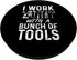 PopSockets Swappable PopGrip, I Work With A Bunch of Tools, Construction Worker