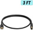 USB 3.0 A Male to B Male Gold Plated Cable - Cmple, 3FT, Blue