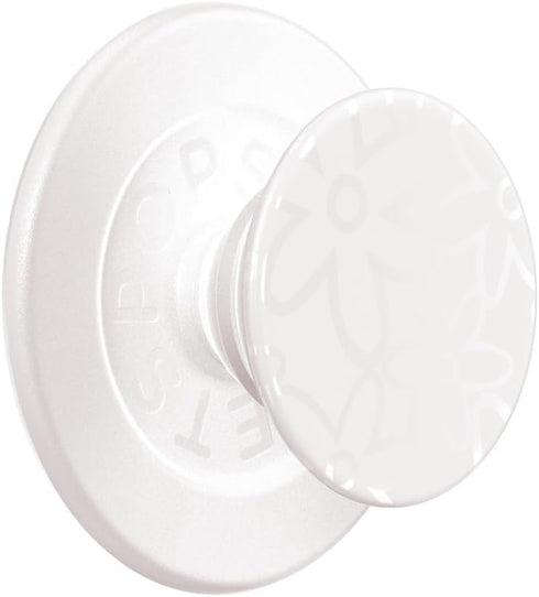 PopSockets Phone Grip, Horchata, Compatible with MagSafe, Adapter Ring Included, Wireless Charging