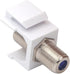 VCE Coax Keystone Jack Insert, 20-Pack 3GHz Coaxial Cable Connector, F-Type RG6 Female to Female for Wall Plate