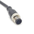M12 4 Pins Male to Female Connector Cable, A Code Straight Molding Cable for Sensor Electrical PVC Cable 250V 4A
