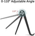 Mayten Foldable Cell Phone Stand for iPhone, Adjustable Holder with Wide Compatibility, Anti-Slip Design