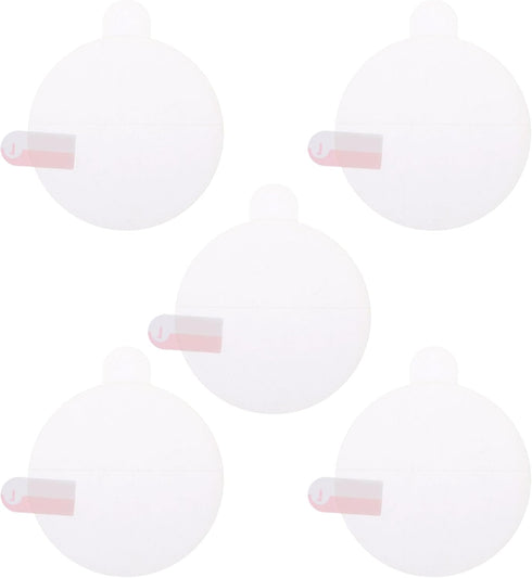 5pcs Watch Glass Screen Protectors, 53mm HD Anti-Scratch Waterproof TPU for Universal Round Smartwatch
