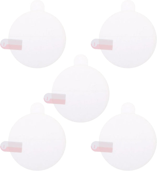 5pcs Watch Glass Screen Protectors, 53mm HD Anti-Scratch Waterproof TPU for Universal Round Smartwatch