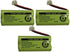 Replacement Battery BT184342 / BT284342 for Vtech CS6209 CS6219 DS6121 DS6221, 3-Pack