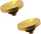 ZYAMY 2PCS Exquisite Brass Concave Shutter Release Button DSLR Camera Release Slot Compatible