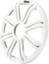 Kicker KMG10 10-Inch Grille for KM10 and KMF10 Subwoofer, LED, White