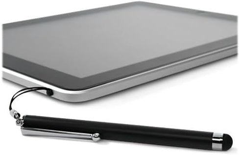 BoxWave Stylus Pen for Panasonic Toughpad FZ-M1, Rubber Tip Capacitive Stylus, Jet Black