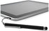 BoxWave Stylus Pen for Panasonic Toughpad FZ-M1, Rubber Tip Capacitive Stylus, Jet Black