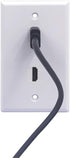 VCE 4K HDMI Keystone Jack 6-Pack, HDMI Female to Female Adapter Coupler for Keystone Wall Plate, White