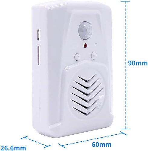 XYszpcgs Motion Activated Voice Player - Button Recording,Built-in Microphone,Home Safety Reminder,Elderly Forgetting