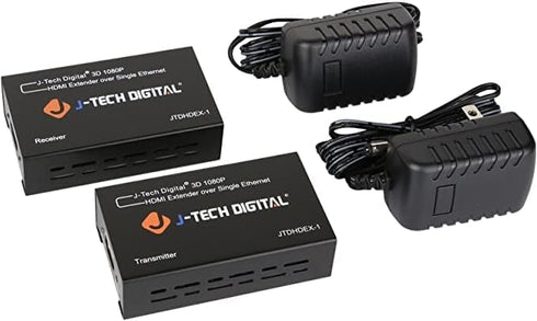 J-Tech Digital HDMI Extender over cat5e/6, 1080P@200ft, Supports EDID Copy