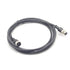 M12 4 Pins Male to Female Connector Cable, A Code Straight Molding Cable for Sensor Electrical PVC Cable 250V 4A
