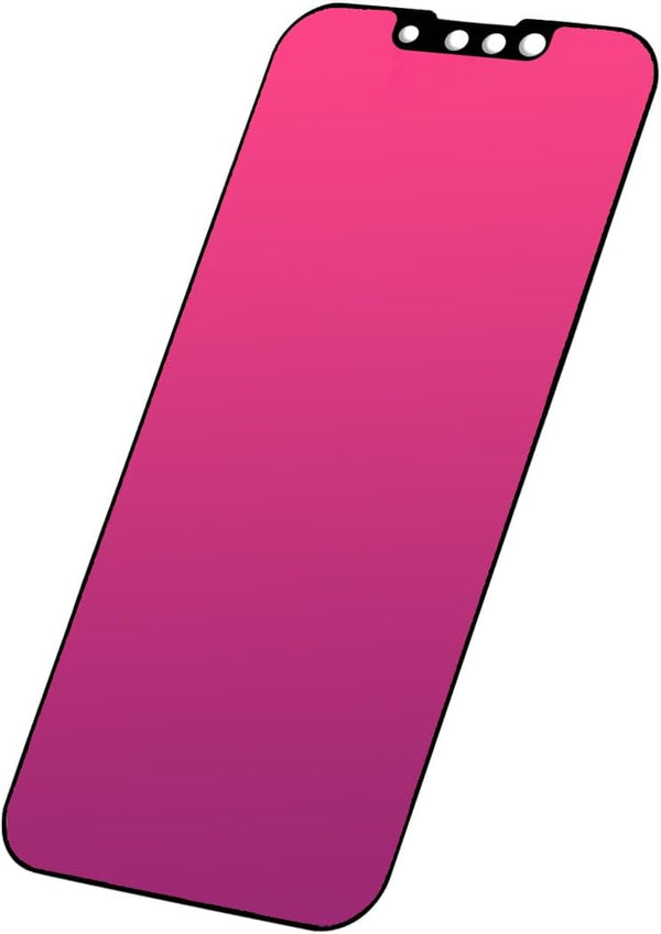 EGKimBa Gradient Colorful Electroplated Privacy Screen Protector for iPhone 13, 13 Pro, 14 - 6.1" Anti-Spy, Anti-Blue
